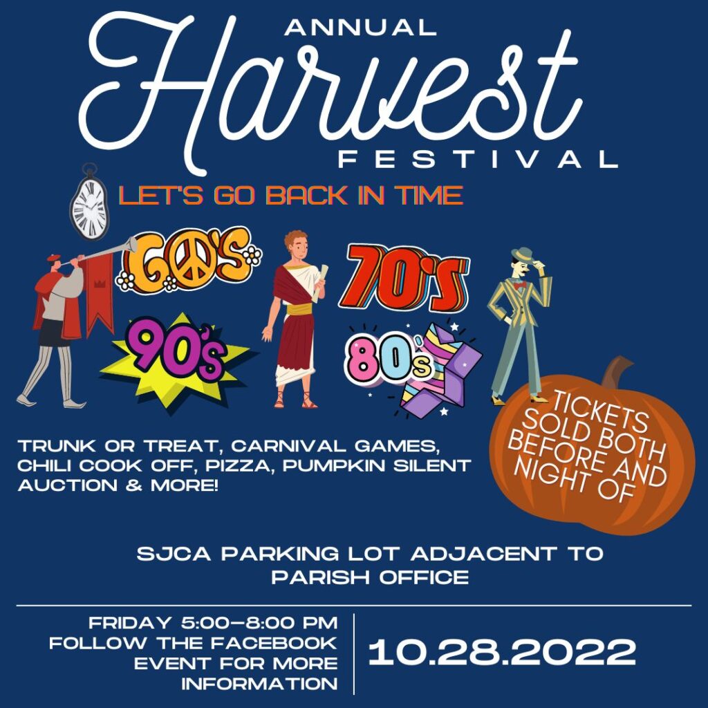 Harvest Fest Sign Up St. John Catholic Academy