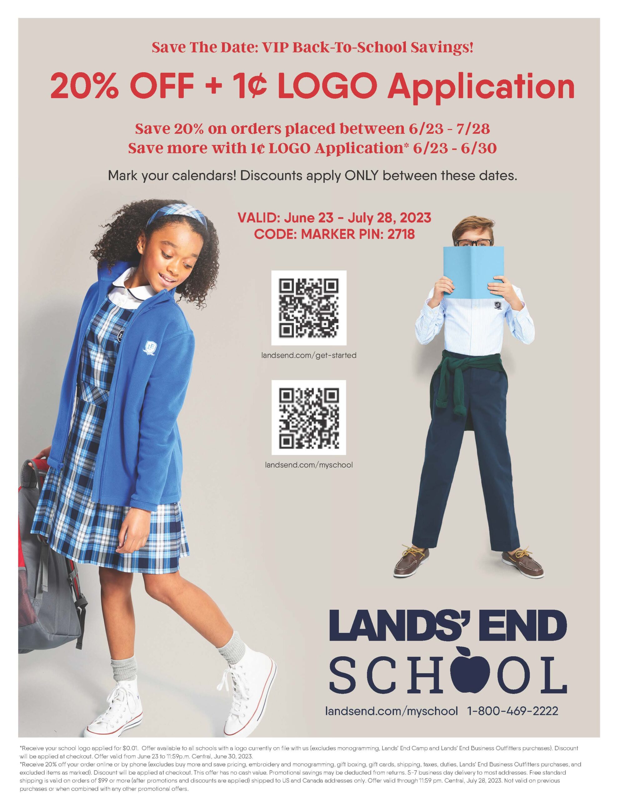 Important Reminder to Order School Uniforms! June 2023 St. John